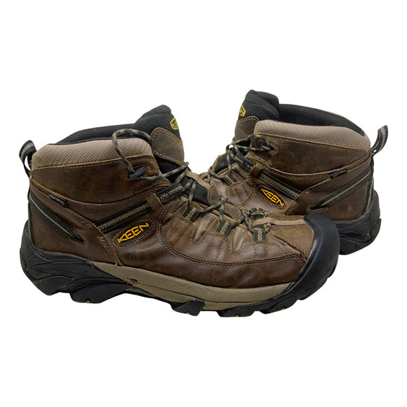 Keen Targhee II Mid Hiking Boots Men\'s Sz 13 W Wide Shitake/Brindle 1012126 READ main image 9